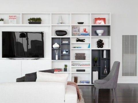 白色现代风格 精致两居室