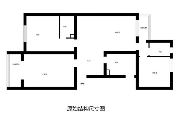 花家地西里二区-二居室-95平米-装修设计