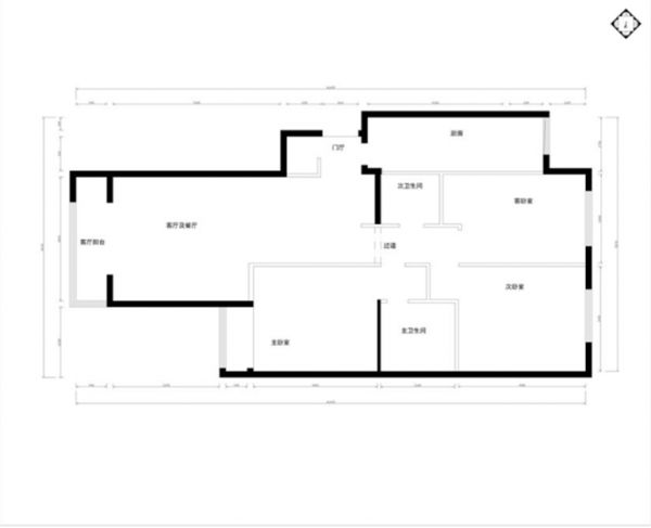 中信城-四居室-169.7平米-装修设计
