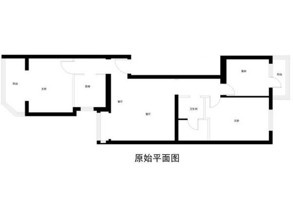 西坝河东里-二居室-71.5平米-装修设计
