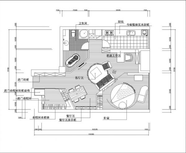 时代芳群-一居室-78平米-装修设计