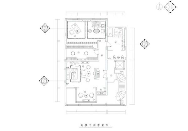 碧水庄园-五居室-1300平米-装修设计