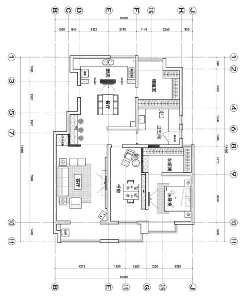 乐成公馆-四居室-154平米-装修设计