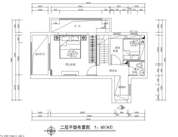 花雨汀-三居室-200平米-装修设计