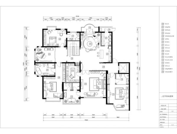 中海尚湖世家-别墅-500平米-装修设计