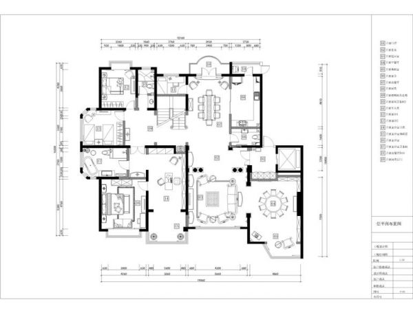 中海尚湖世家-别墅-500平米-装修设计