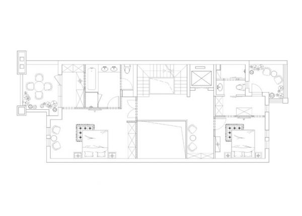 京基鹭府-六居室-480平米-装修设计