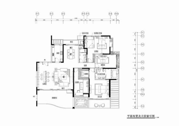 枫林绿洲-三居室-145平米-装修设计
