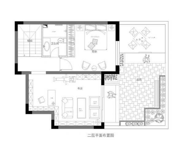 首开常青藤-三居室-154.83平米-装修设计