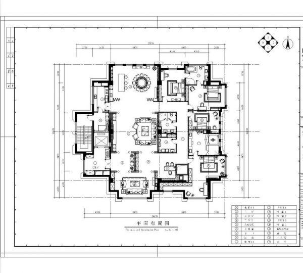 顺景园-五居室-520平米-装修设计