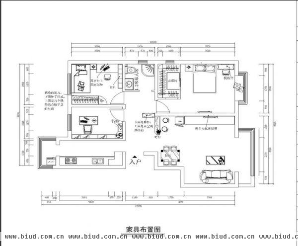 天骄俊园-三居室-118平米-装修设计