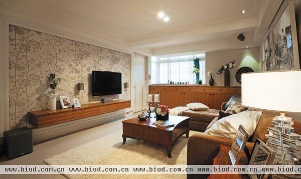 欧式古典风格 米黄色的舒适三居室