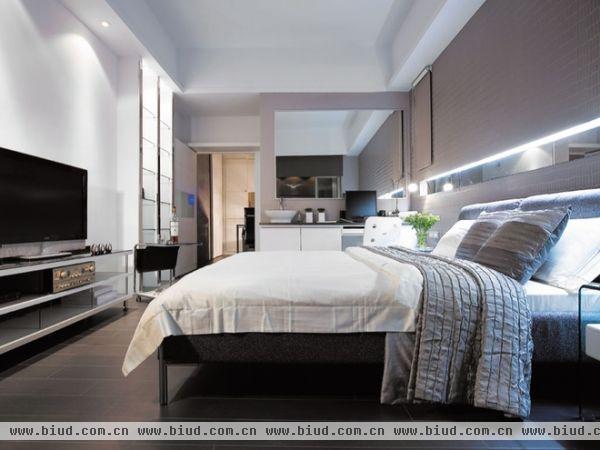 单身机能住宅 低调时尚的卧室空间