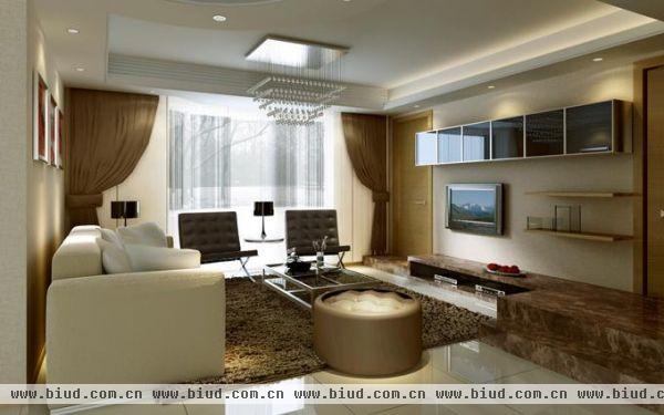 珠江逸景家园-三居室-75平米-装修设计
