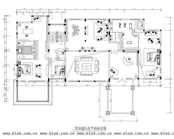 碧水庄园A区-六居室以上-700平米-装修设计
