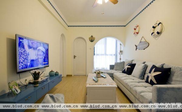 地中海风格家居客厅装修效果图欣赏