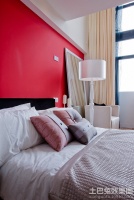 现代风格复式家庭卧室墙面装修效果图