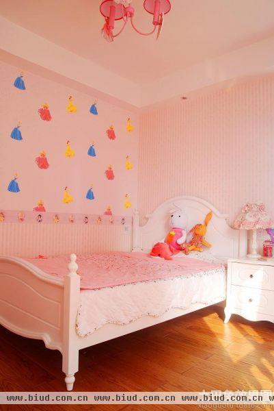 欧式粉色卧室装修图片