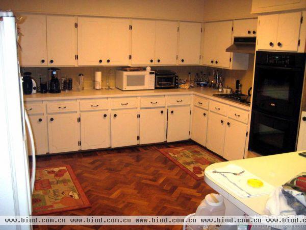 美式风格家庭厨房装修图片2014