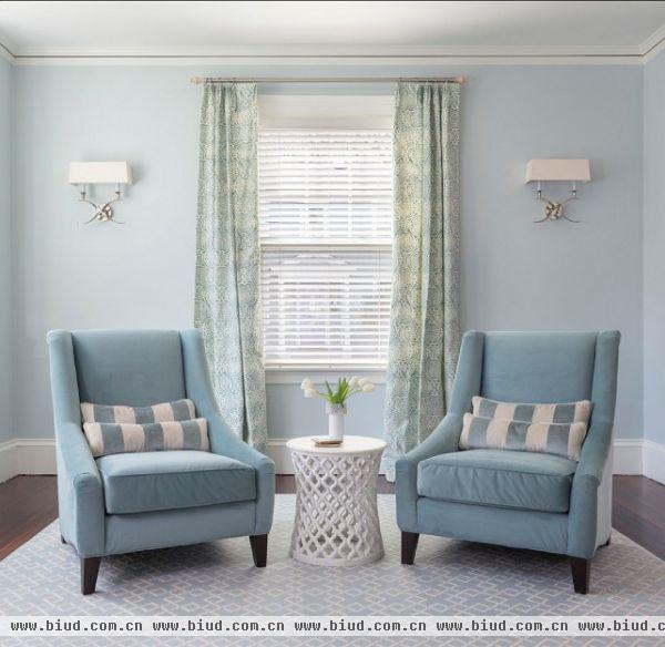 淡蓝色调设计 享受浪漫的住宅