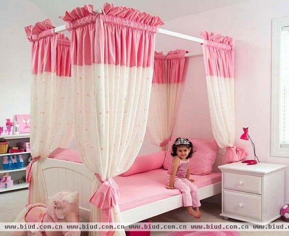 女孩儿的梦想 粉丝儿童房设计