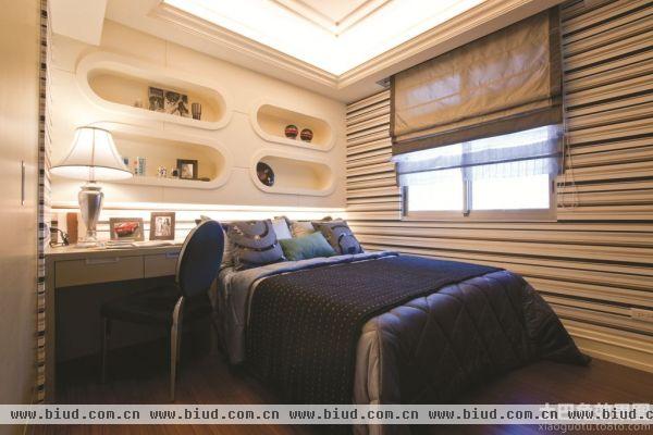现代家庭卧室装修效果图2014