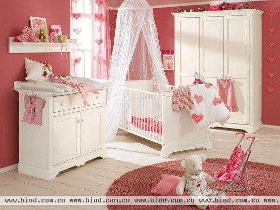 欧式粉红卧室装修效果图