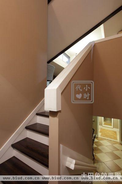 美式风格小复式装修楼梯图片