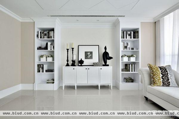 白色简约风格家庭室内装修图片