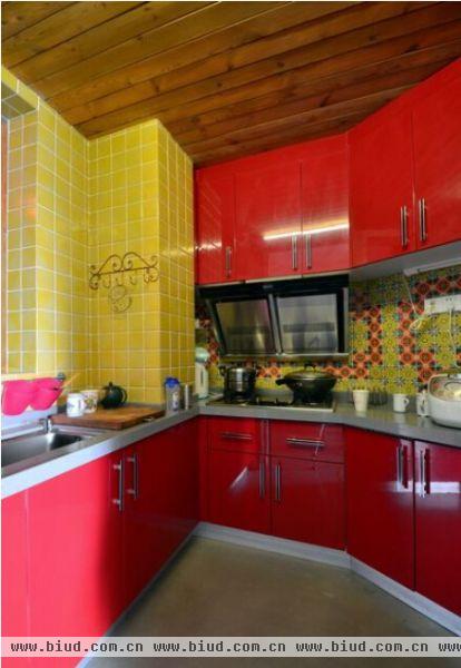 波西米亚风格家庭厨房装修效果图