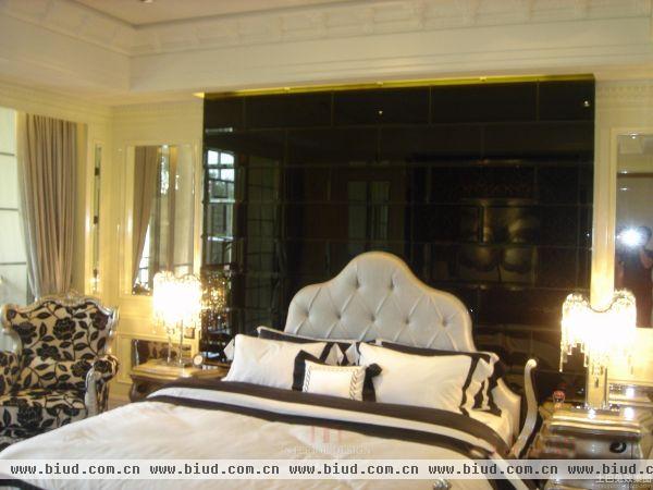 美式风格120平方米三室两厅卧室装修效果图