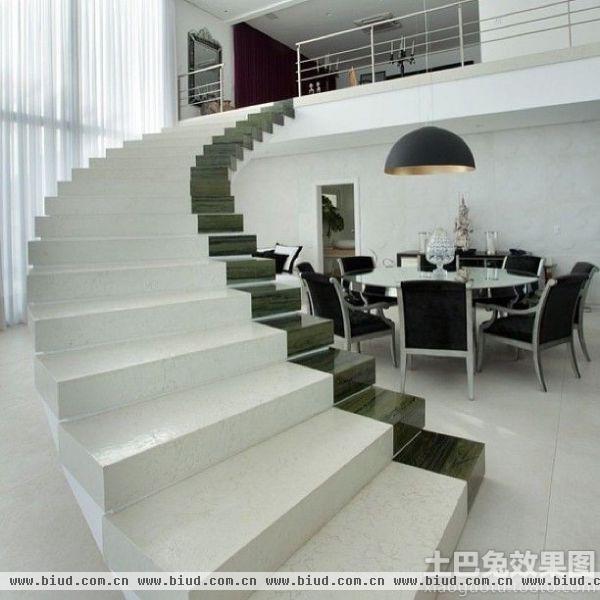 极简主义室内楼梯设计图