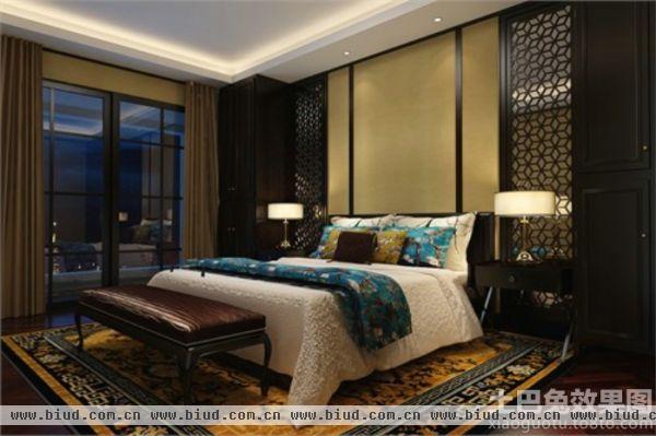 东南亚风格三室两厅豪华卧室装修效果图