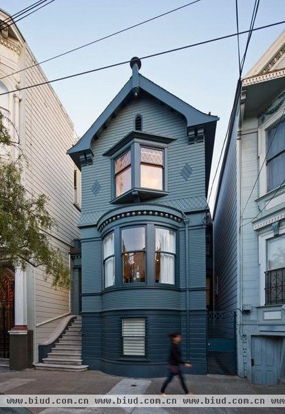 旧金山正反两面大不同的住宅