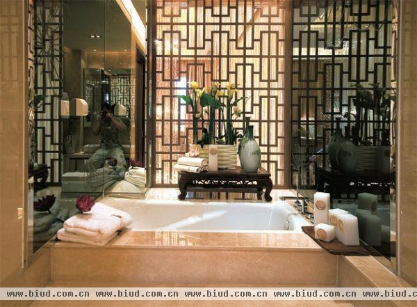 中式风格浴池装修效果图欣赏