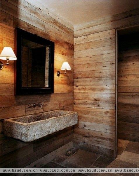 返璞归真 都市木屋家居风格浴室设计