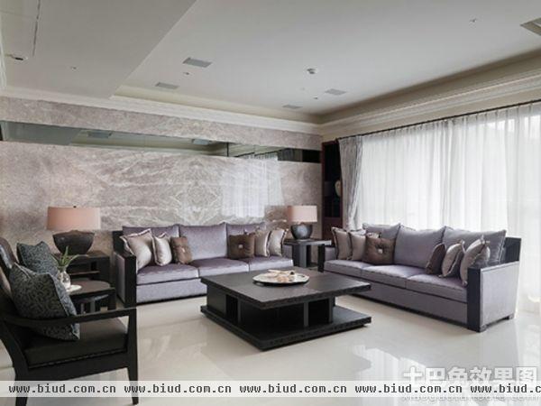 现代风格客厅沙发背景墙效果图欣赏大全
