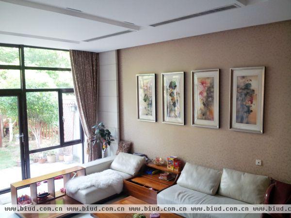 新中式风格客厅装修效果图片欣赏