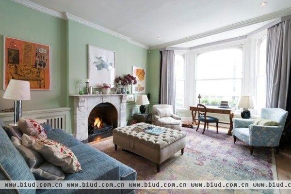 营造居家氛围 英国混搭风色彩公寓