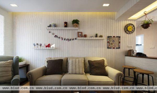 小户型沙发背景墙装饰效果图片