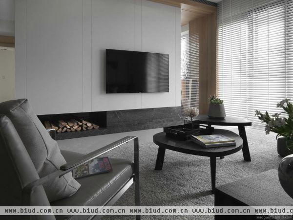 现代风格室内客厅电视背景墙效果图片