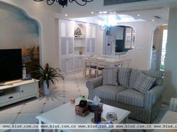 地中海风格小户型客厅装修图大全