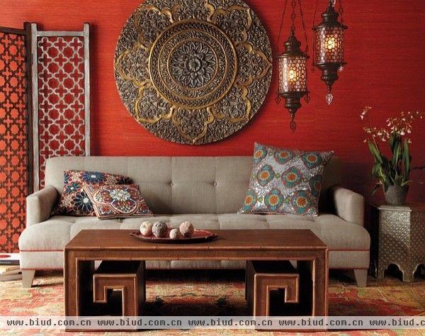 混合而搭调 摩洛哥客厅设计效果图