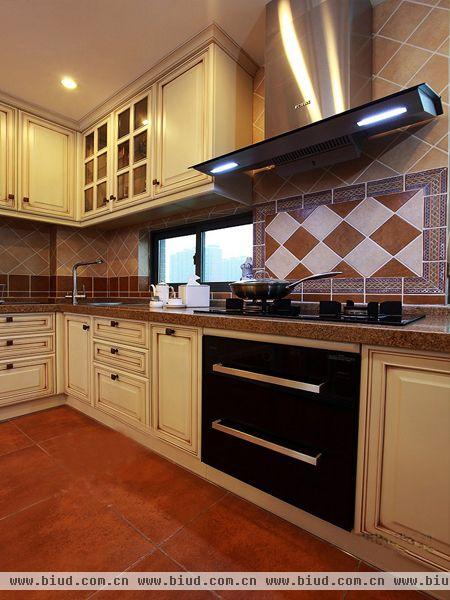 古典欧式风格装修家庭厨房效果图