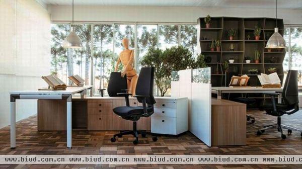 舒适愉悦空间 时尚温馨办公室设计