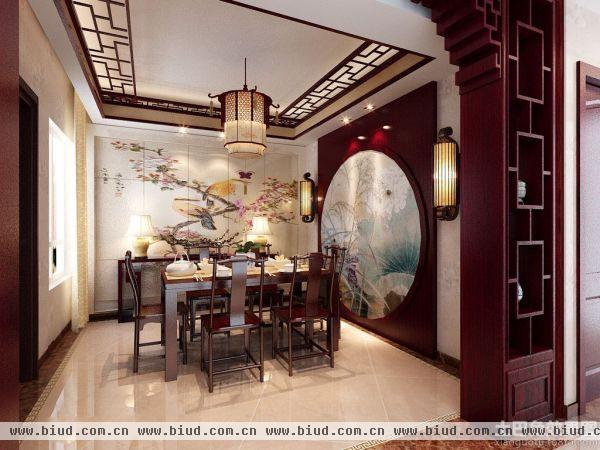 中式风格餐厅设计效果图欣赏