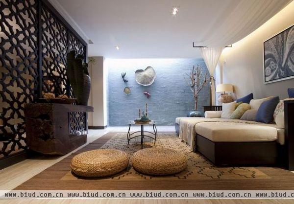 休闲原味设计 东南亚风格两居室