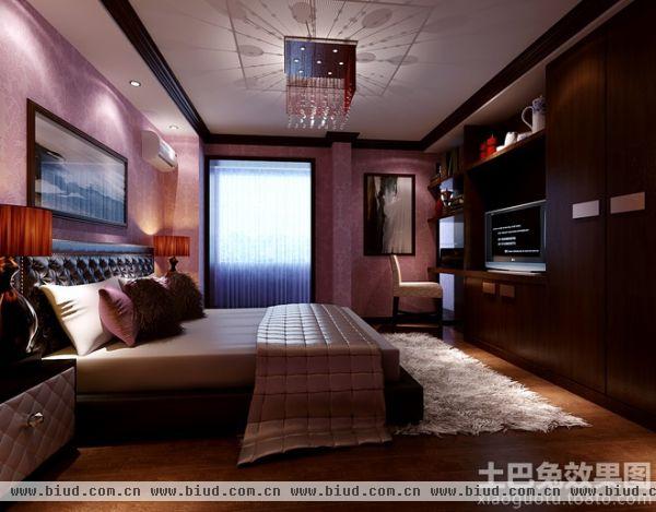 中式简约风格卧室装修设计效果图