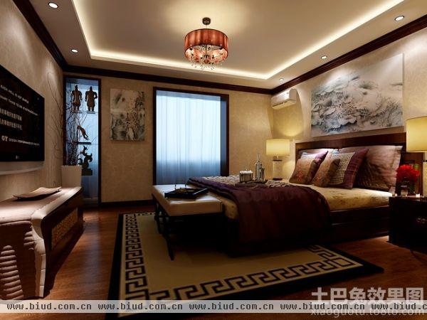 中式古典风格卧室装修设计效果图