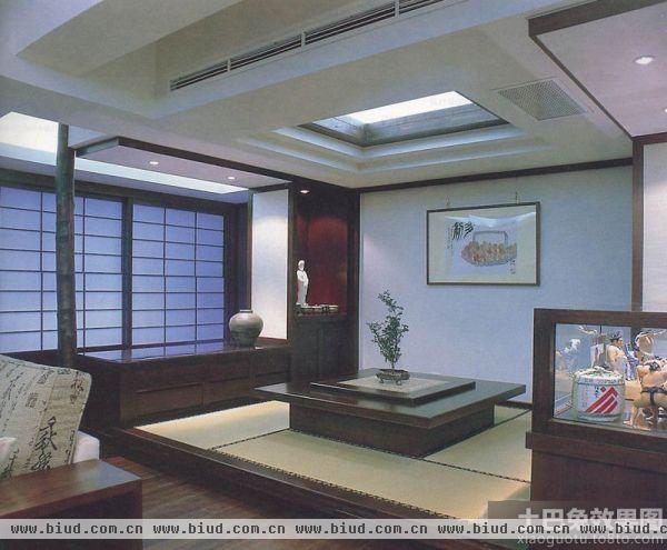 日式客厅榻榻米装修效果图欣赏